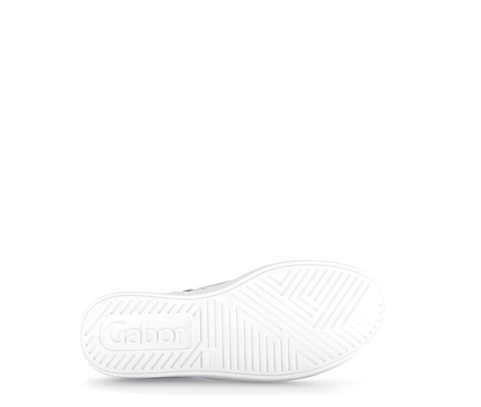 Gabor Sneaker High Silber - Glattleder