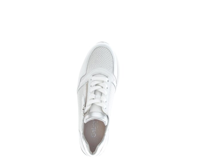 Gabor Sneaker Low Weiß - Materialmix Leder