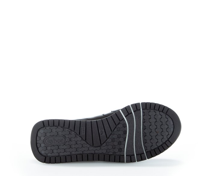 Gabor Sneaker Low Schwarz - Glattleder