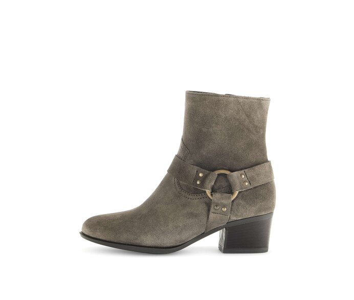 Gabor Cowboy Boots Grau - Rauleder