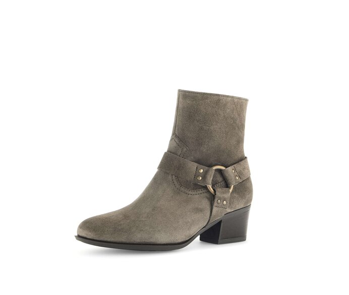 Gabor Cowboy Boots Grau - Rauleder