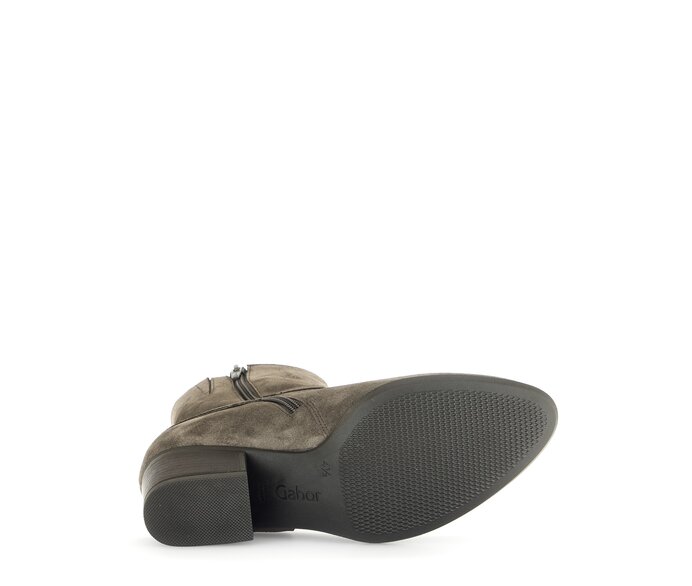 Gabor Cowboy Boots Grau - Rauleder