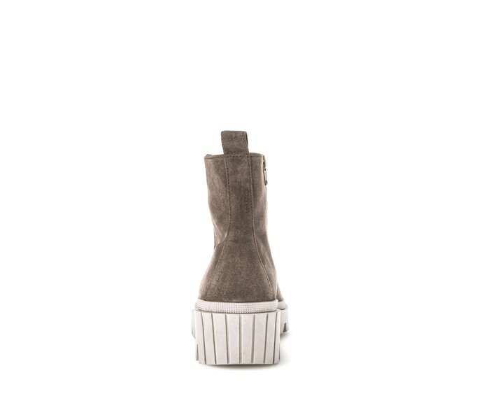 Gabor Plateau Stiefelette Grau - Rauleder