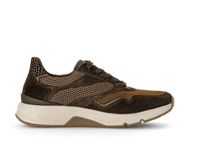 Gabor Sneaker Low Braun - Materialmix Leder/Lederimitat