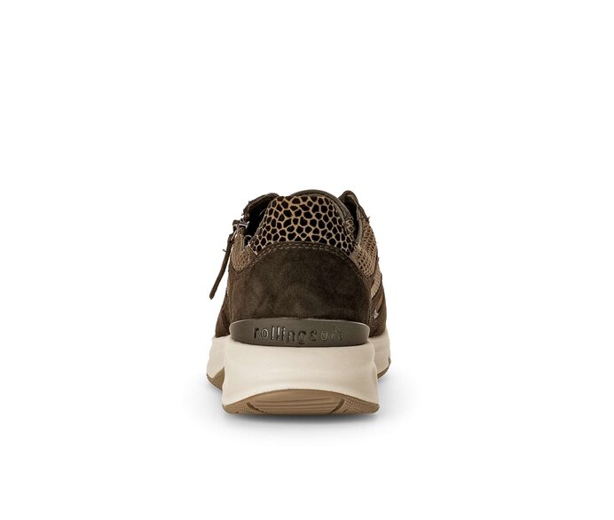 Gabor Sneaker Low Braun - Materialmix Leder/Lederimitat