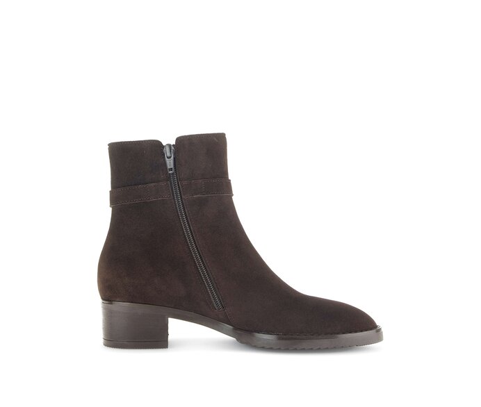 Gabor Elegante Stiefelette Braun - Rauleder