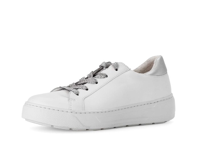 Gabor Sneaker Low Weiß - Glattleder
