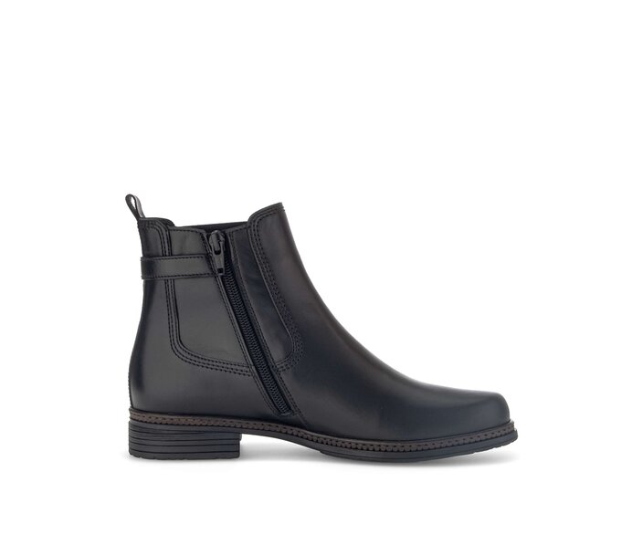 Gabor Chelsea Boot Schwarz - Glattleder