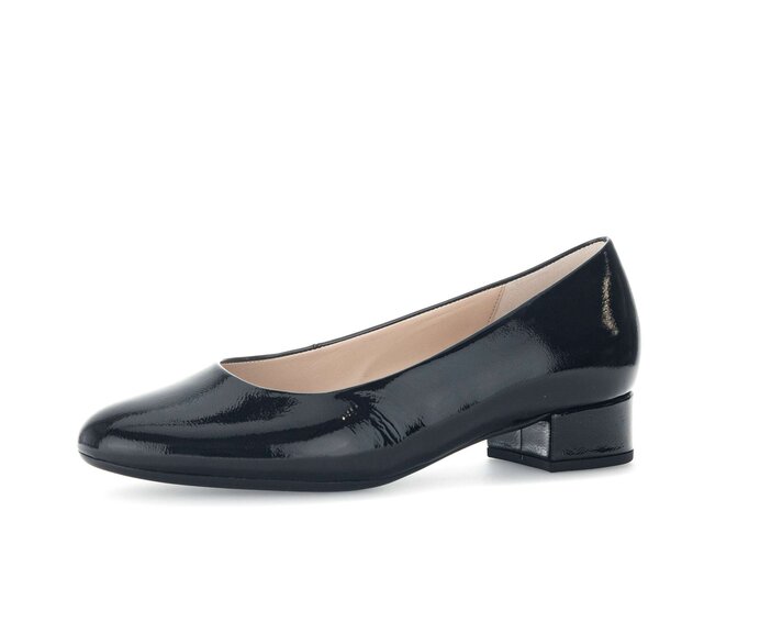 Gabor Eleganter Pumps Schwarz - Lackleder