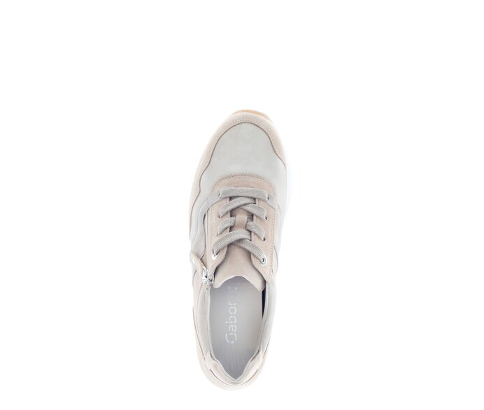Gabor Sneaker Low Beige - Materialmix Leder/Lederimitat