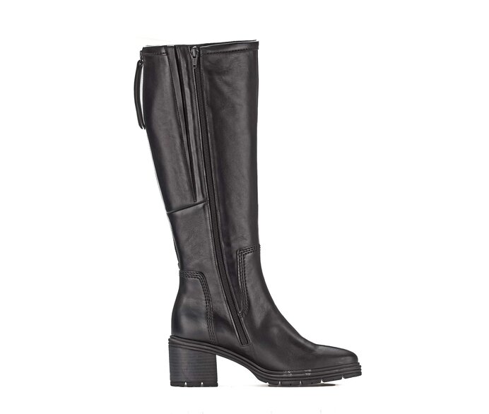 Gabor Sportlicher Stiefel Schwarz - Glattleder
