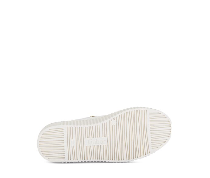 Gabor Sneaker Low Creme - Glattleder