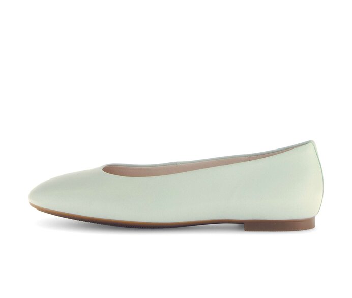 Gabor Eleganter Ballerina Grün - Glattleder