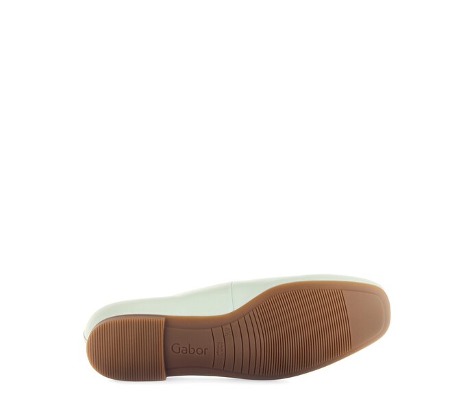 Gabor Eleganter Ballerina Grün - Glattleder