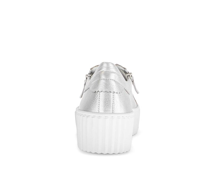 Gabor Sneaker Low Silber - Effektleder