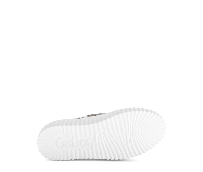 Gabor Sneaker Low Silber - Effektleder
