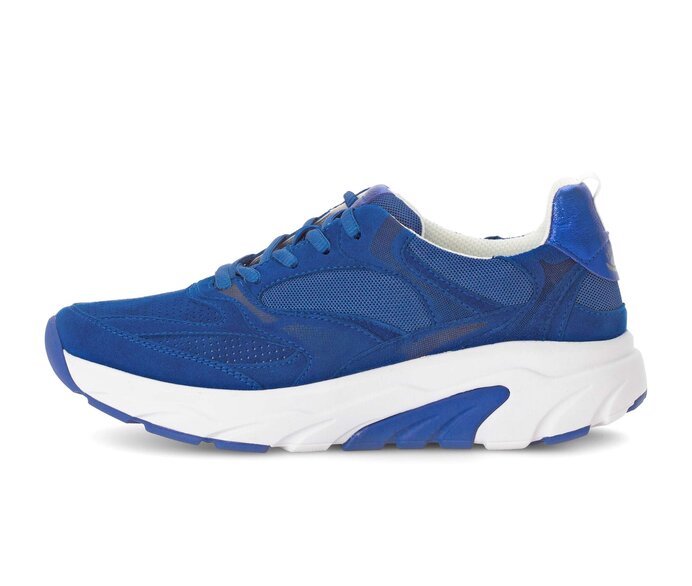 Gabor Sneaker Low Blau - Materialmix Leder/Lederimitat