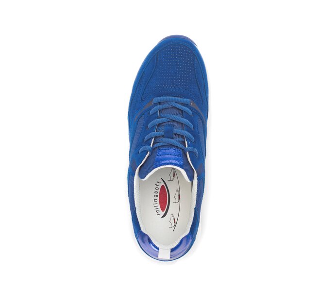 Gabor Sneaker Low Blau - Materialmix Leder/Lederimitat