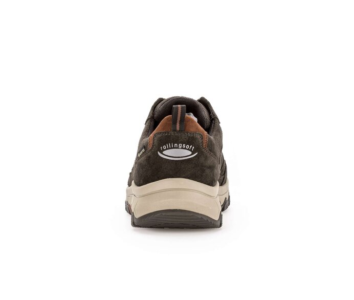 Gabor Rollingsoft Sneaker Low Braun - Materialmix Leder/Textil