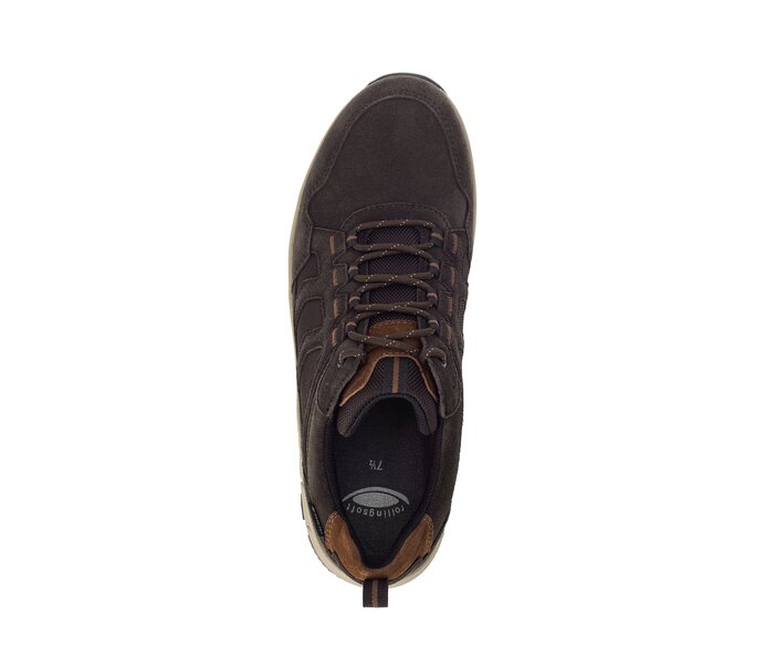 Gabor Rollingsoft Sneaker Low Braun - Materialmix Leder/Textil