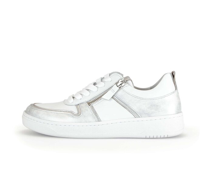 Gabor Sneaker Low Weiß - Materialmix Leder/Lederimitat
