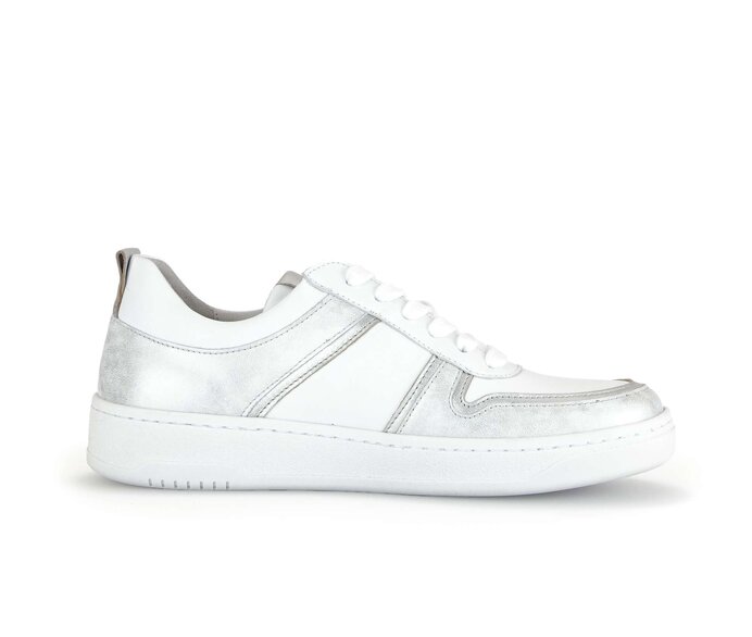 Gabor Sneaker Low Weiß - Materialmix Leder/Lederimitat