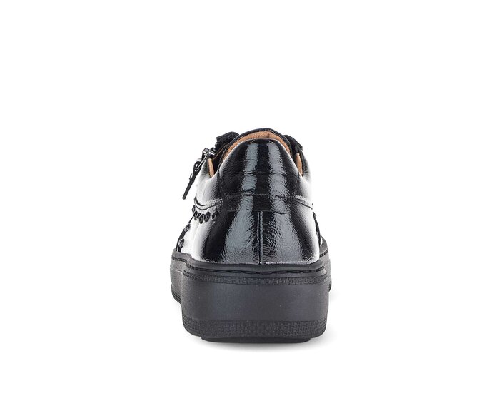 Gabor Sneaker Low Schwarz - Lackleder