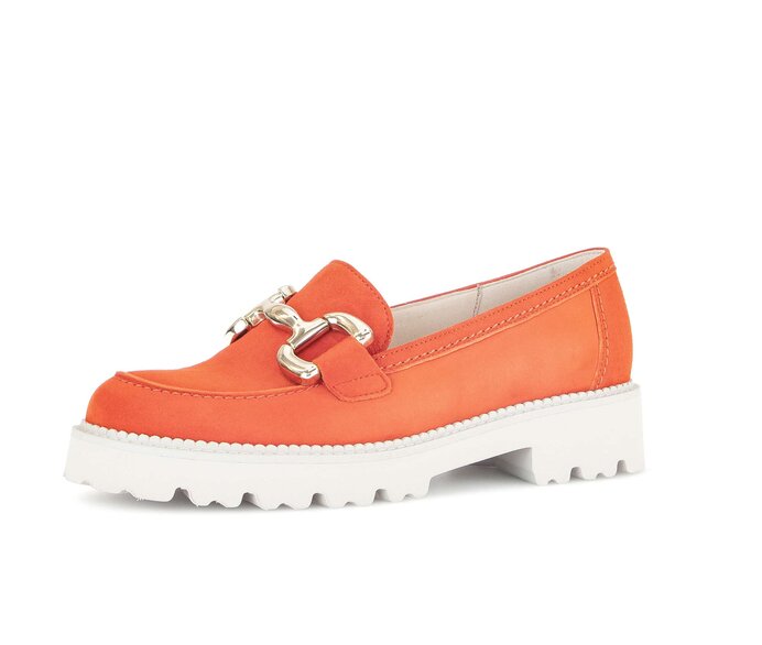 Gabor Loafer Orange - Rauleder