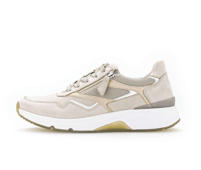 Gabor Sneaker Low Beige - Rauleder
