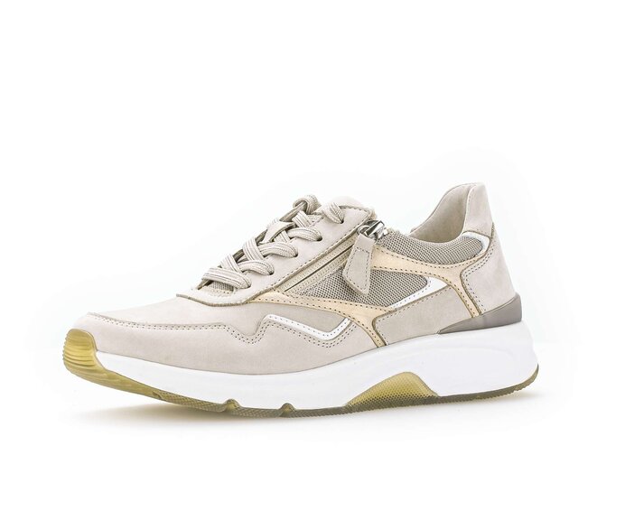 Gabor Sneaker Low Beige - Rauleder