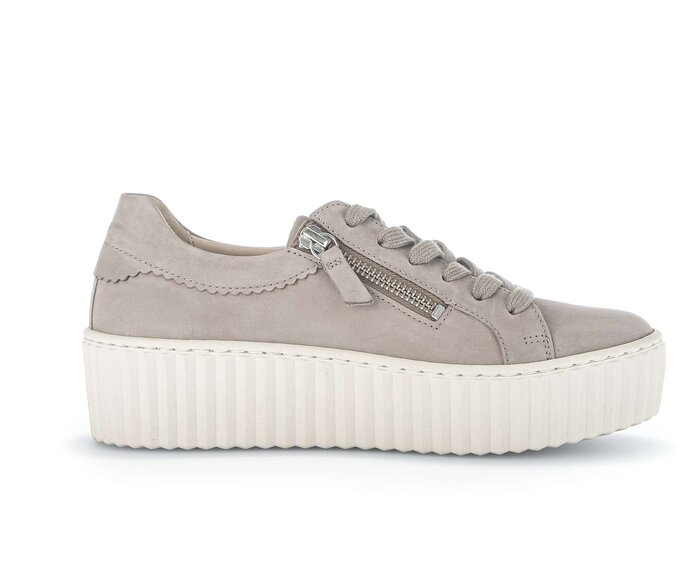 Gabor Sneaker Low Grau - Rauleder