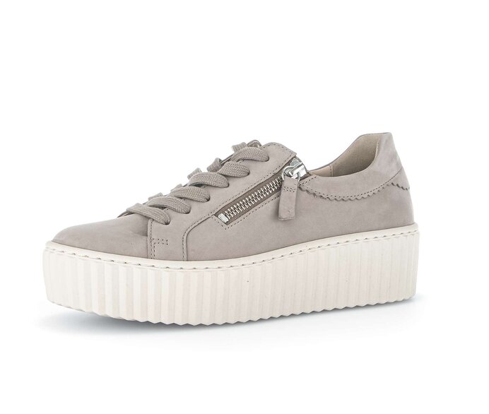Gabor Sneaker Low Grau - Rauleder