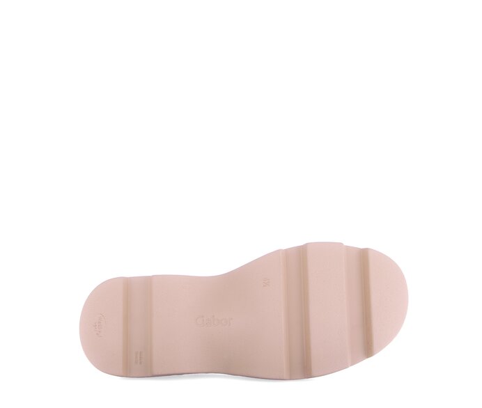 Gabor Riemchensandale Beige - Rauleder
