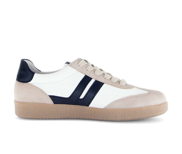 Gabor Sneaker Low Beige - Materialmix Leder