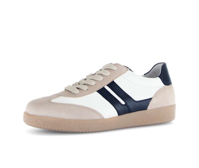 Gabor Sneaker Low Beige - Materialmix Leder