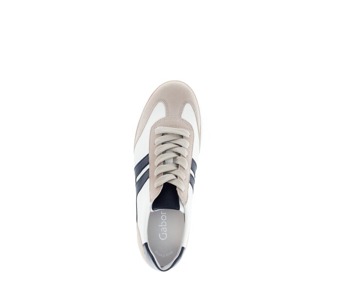 Gabor Sneaker Low Beige - Materialmix Leder