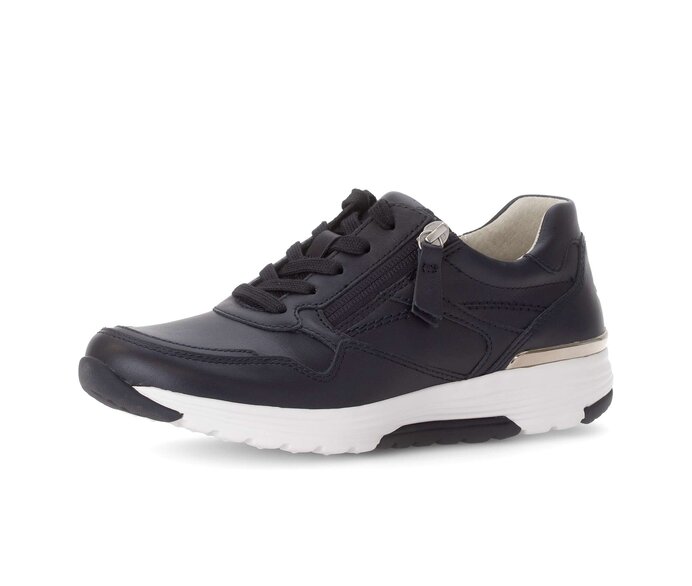 Gabor Sneaker Low Blau - Glattleder