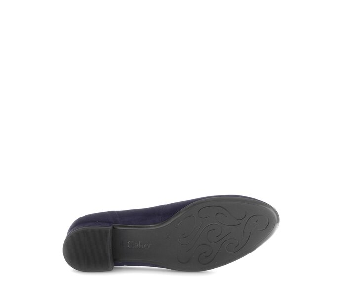 Gabor Eleganter Pumps Blau - Rauleder