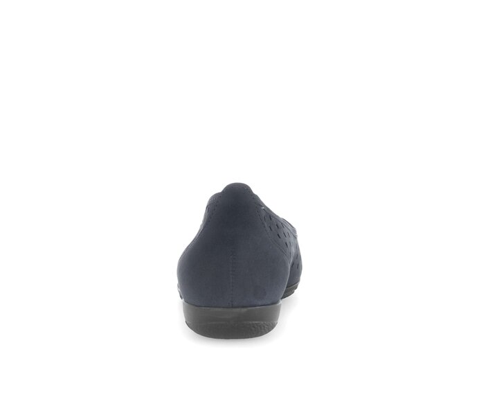 Gabor Sportliche Ballerina Blau - Rauleder