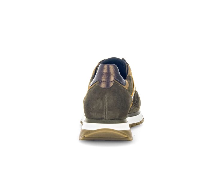Gabor Sneaker Low Grün - Materialmix Leder