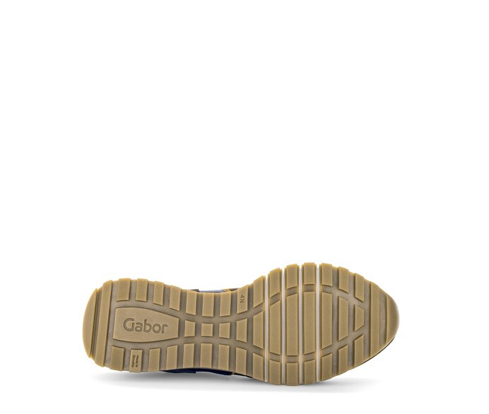 Gabor Sneaker Low Grün - Materialmix Leder