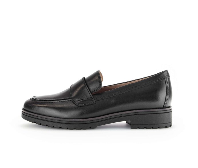 Gabor Slipper Schwarz - Glattleder