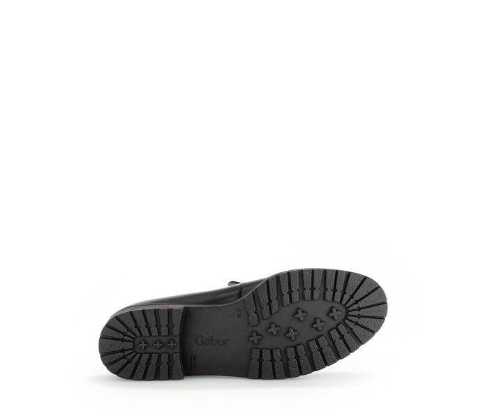 Gabor Slipper Schwarz - Glattleder