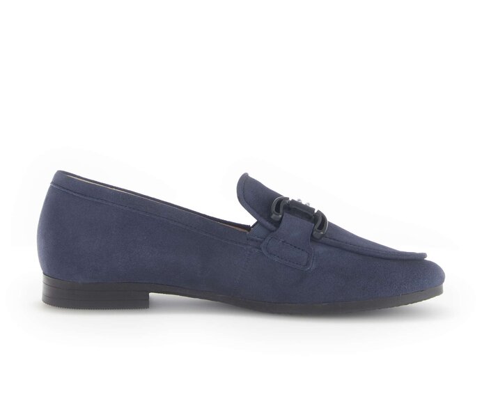 Gabor Slipper Blau - Rauleder