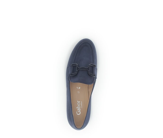 Gabor Slipper Blau - Rauleder