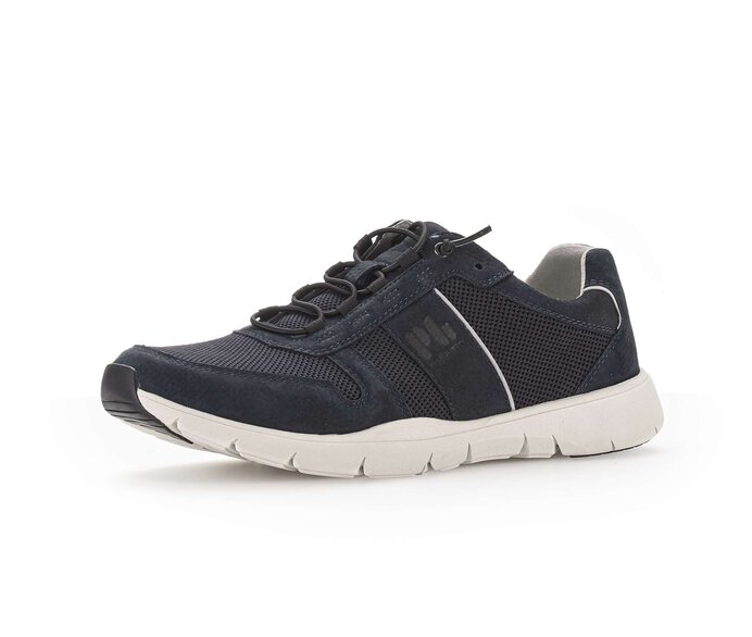Pius Gabor Sneaker Low Blau - Materialmix Leder/Textil