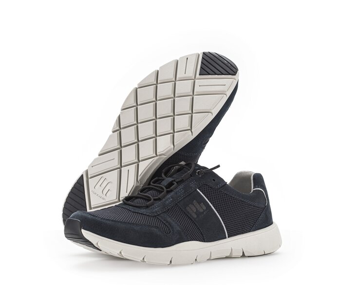 Pius Gabor Sneaker Low Blau - Materialmix Leder/Textil