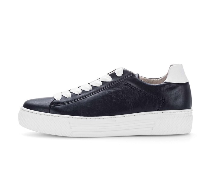 Gabor Sneaker Low Blau - Glattleder