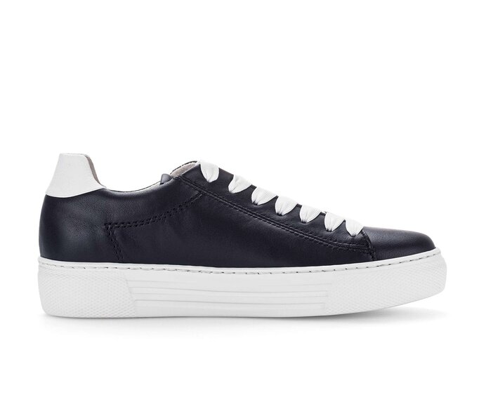 Gabor Sneaker Low Blau - Glattleder
