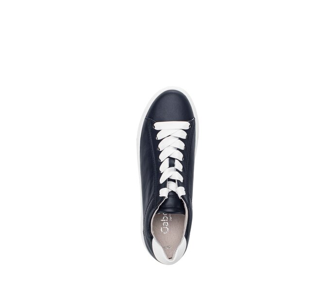 Gabor Sneaker Low Blau - Glattleder